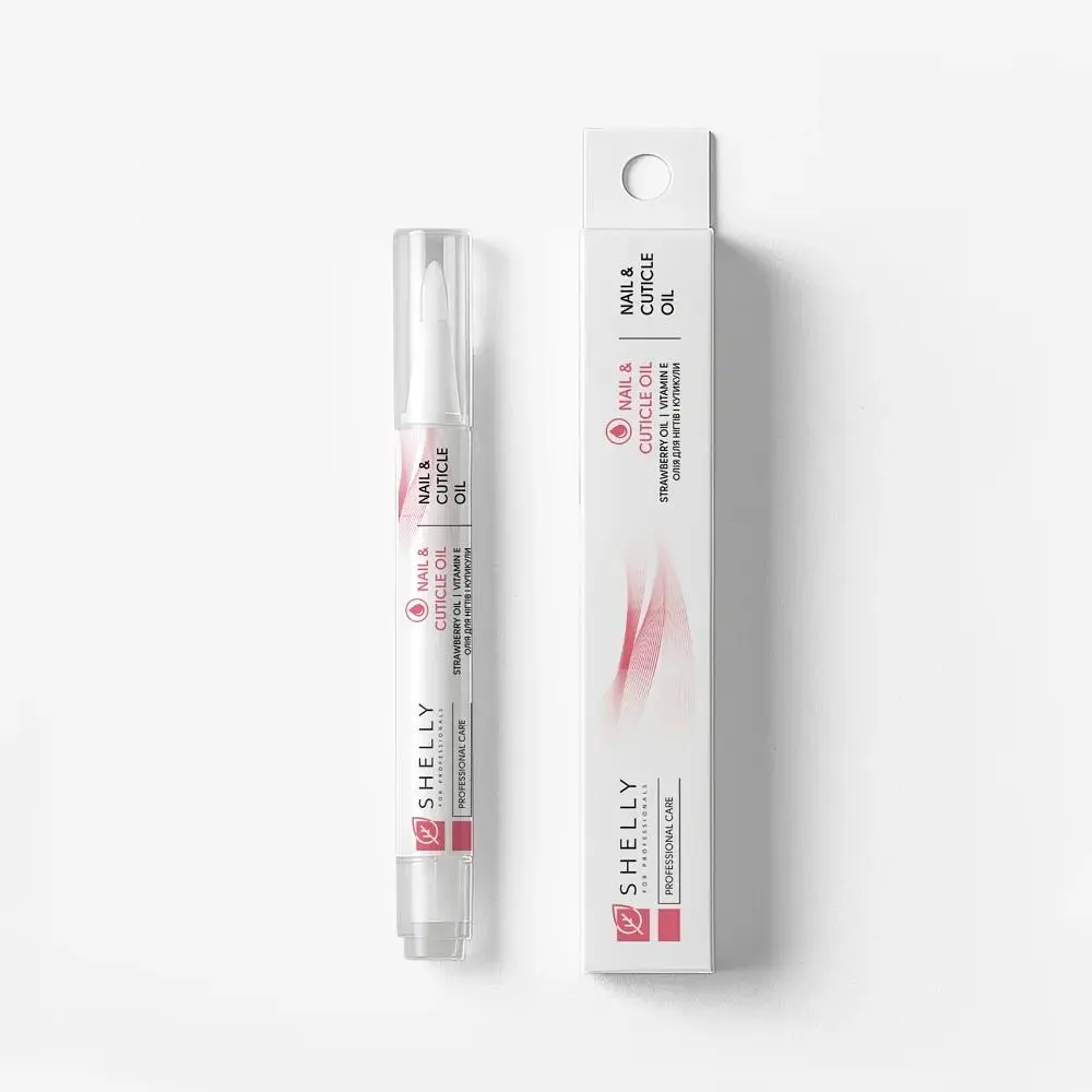 Олія Shelly Nail & Cuticle Oil для нігтів і кутикули з суницею й вітаміном Е 3 мл - фото 4