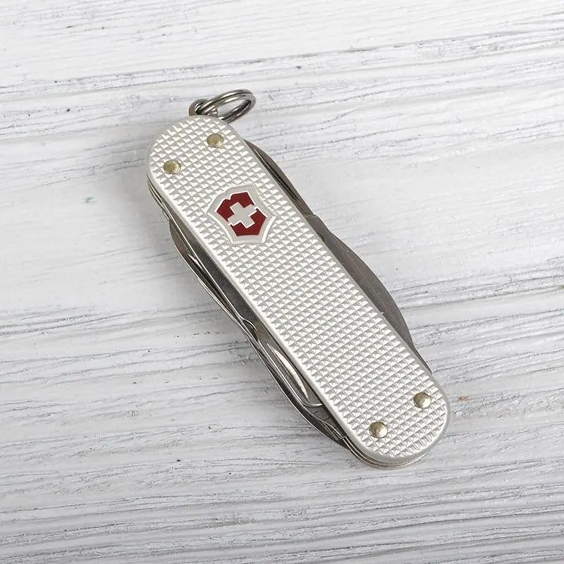 Ніж Victorinox Minichamp Alox 58мм,15функ,ріфл.срібл - фото 7
