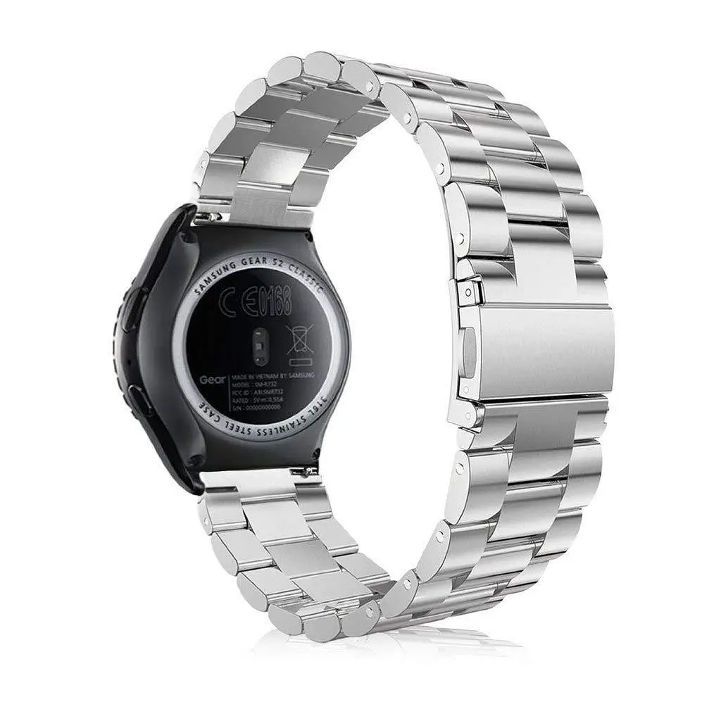 Металлический ремешок Primo для часов Samsung Gear S2 Classic SM-R732/R735 Silver - фото 2