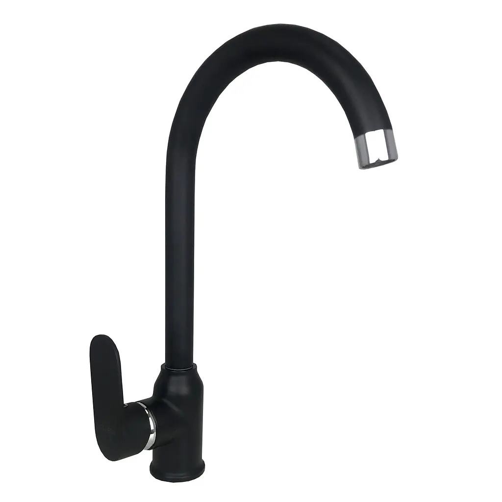 Змішувач для кухні Globus Lux Ontario GLO-0203S-BB Чорний - фото 3