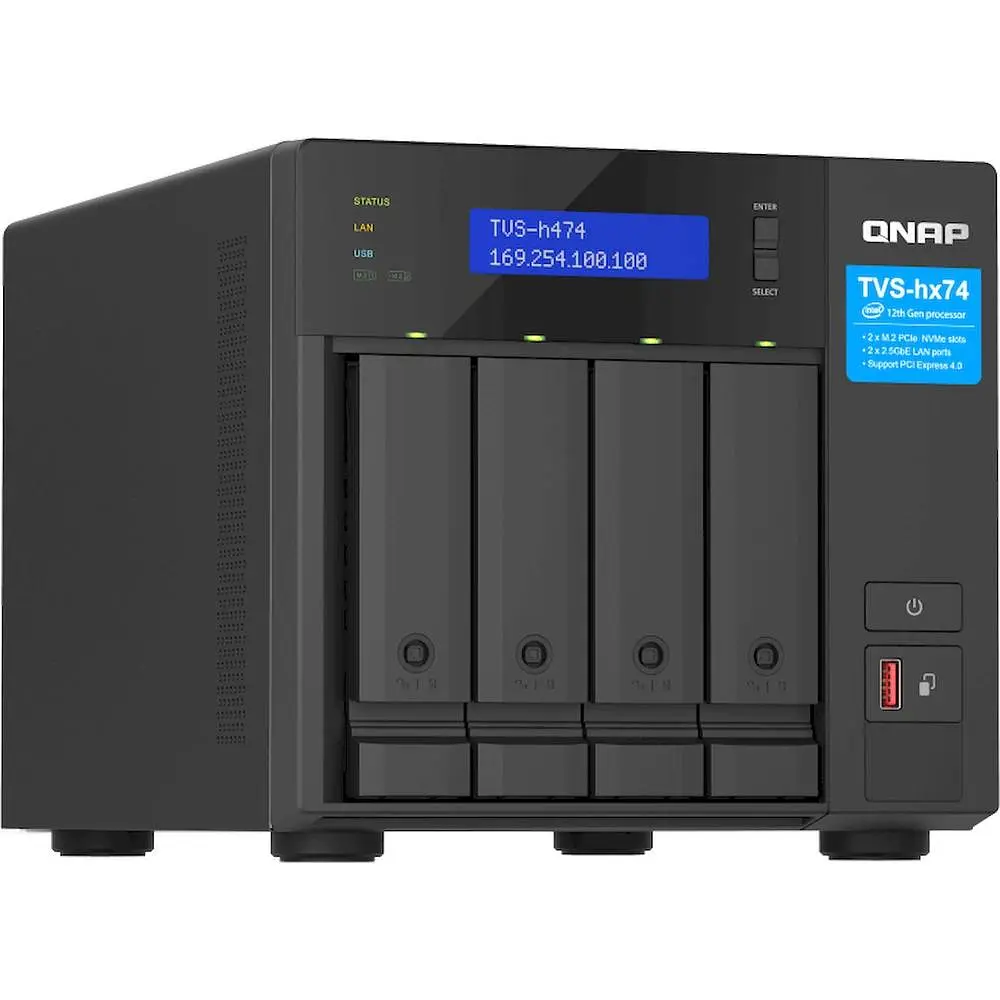 Сетевой накопитель Qnap TVS-H474-PT-8G - фото 2