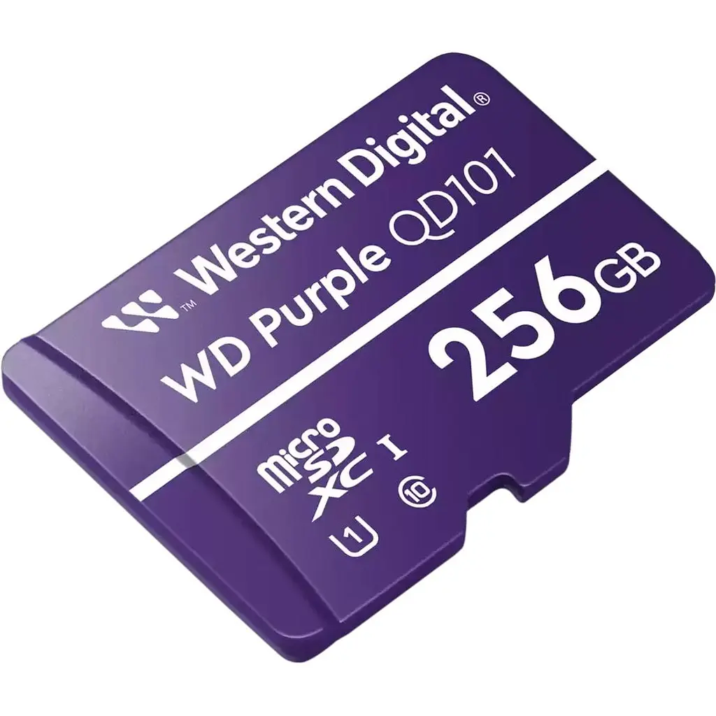 Карта пам'яті WD QD101 microSDXC 256GB Class 10 UHS-I U1 V10 (R-100 MB/s) Purple (WDD256G1P0C) [174251] - фото 2