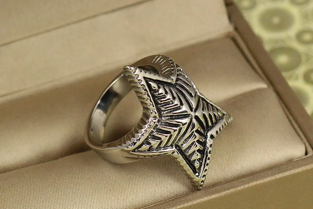 Кільце Xuping Jewelry Рок зірка р 17 сріблясте - фото 2