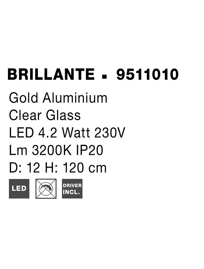 Підвіс Nova Luce BRILLANTE 9511010 - фото 8