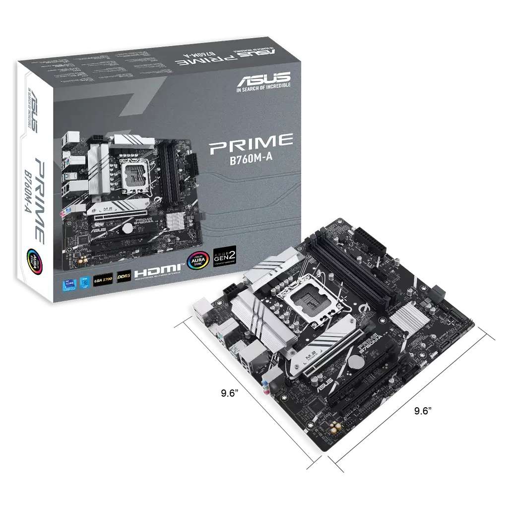 Материнська плата Asus B760M-A-CSM Prime LGA 1700 (PRIME B760M-A-CSM) - фото 4