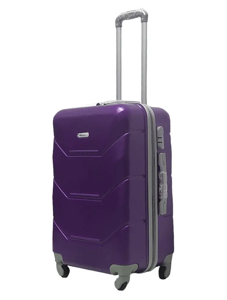 Валіза середня M ABS-пластик Milano bag 147M 66×46×29см 80л Фіолетовий - фото 2