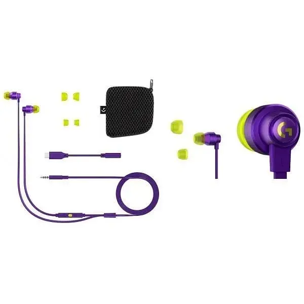 Ігрові навушники Logitech G333 Gaming Earphones фіолетові (981-000936) 981-000936 - фото 4