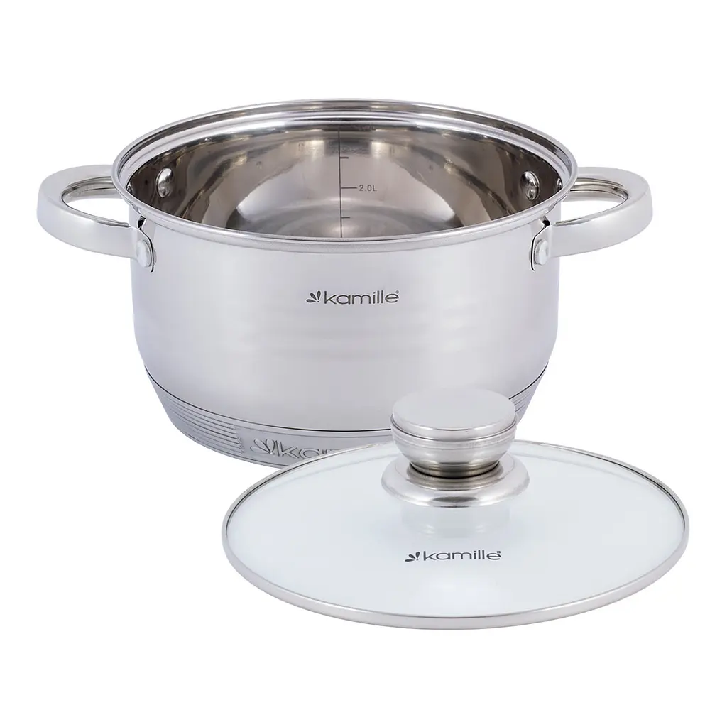 Каструля Kamille KM-4912 3.0л - фото 2