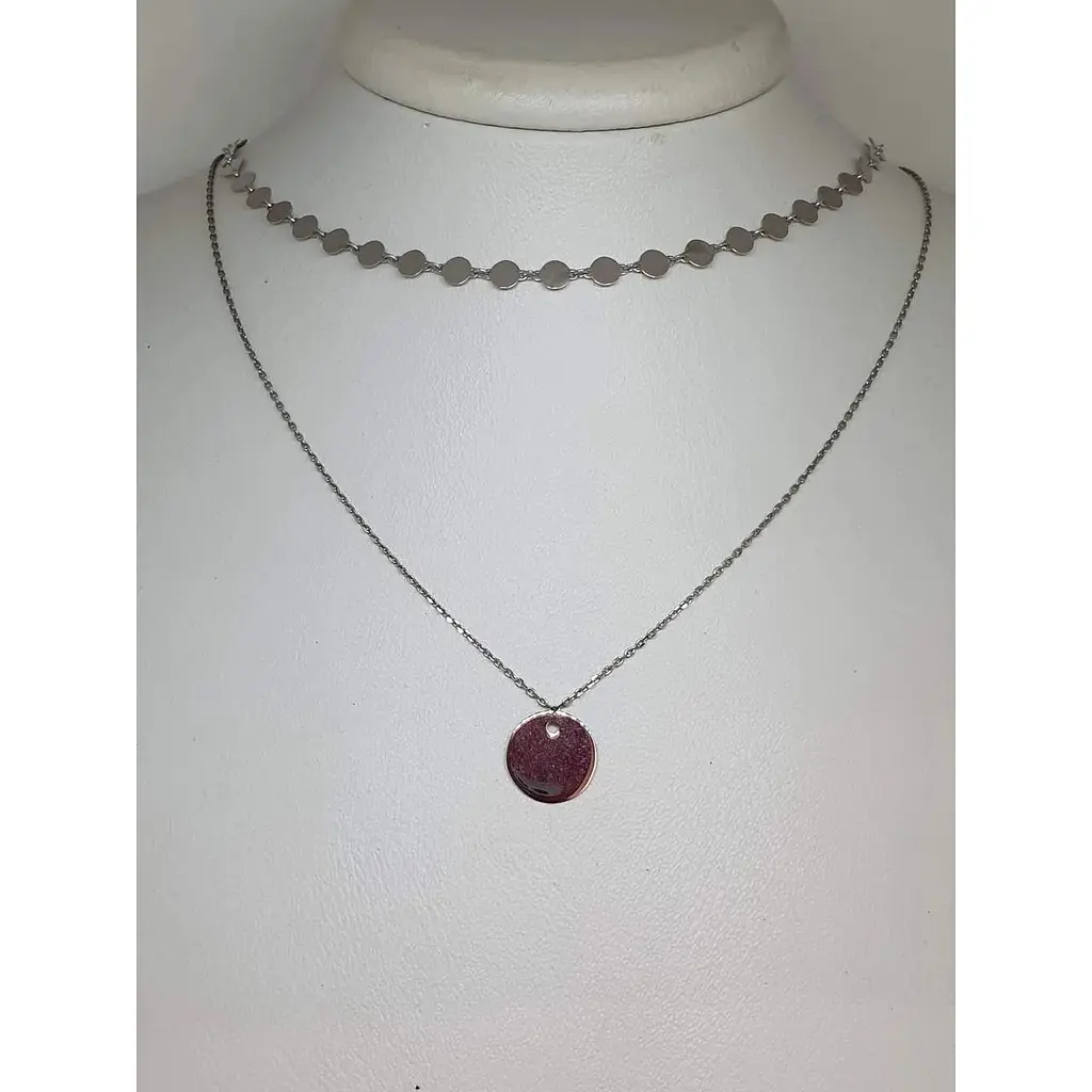 Срібне кольє Qvaliz. 908-01064 38 - фото 2