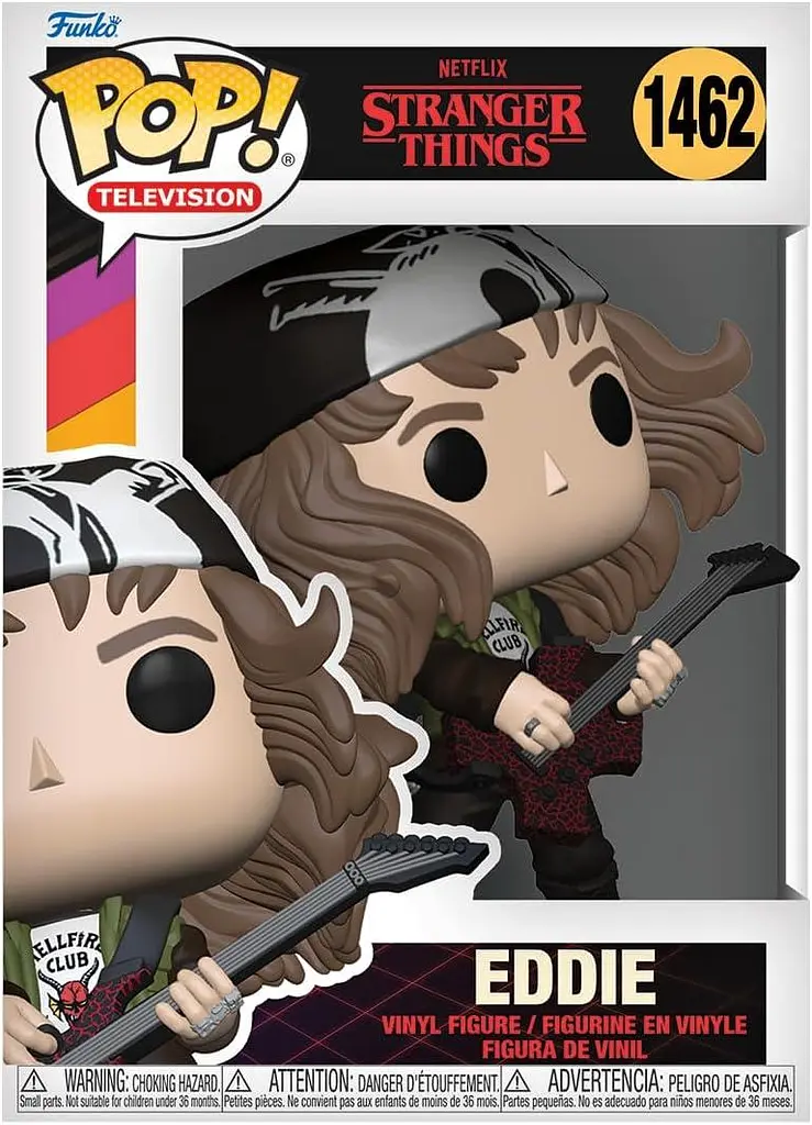 Фігурка Funko Pop Stranger Things Eddie Дивні дива Едді 10 см (E ST 1462) - фото 3