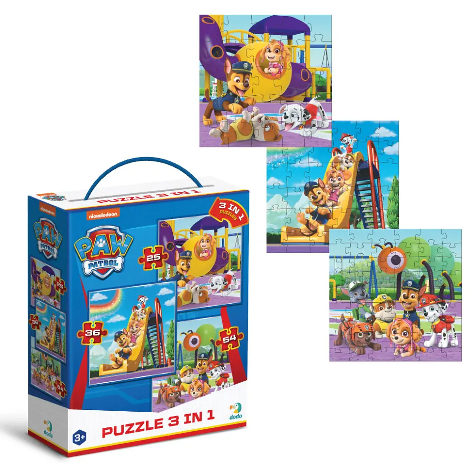 Дитячий пазл Ігровий майданчик Paw Patrol DoDo Toys 200578, 3 в 1 - фото 2