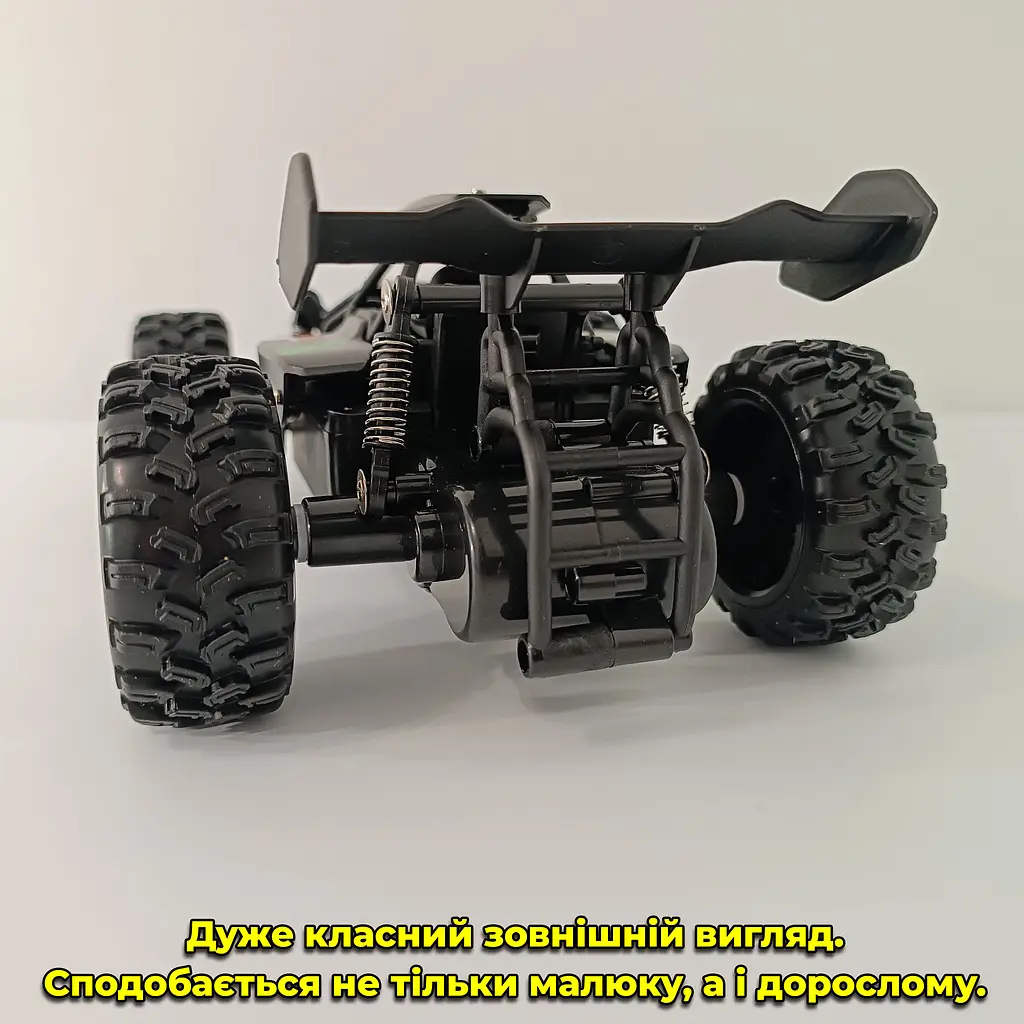 Машинка Багги с дистанционным управлением Ready Go Race 15+ км/ч Черная - фото 9