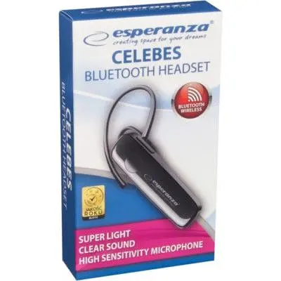 Bluetooth-гарнітура Esperanza Celebes Black (EH184K) - фото 3