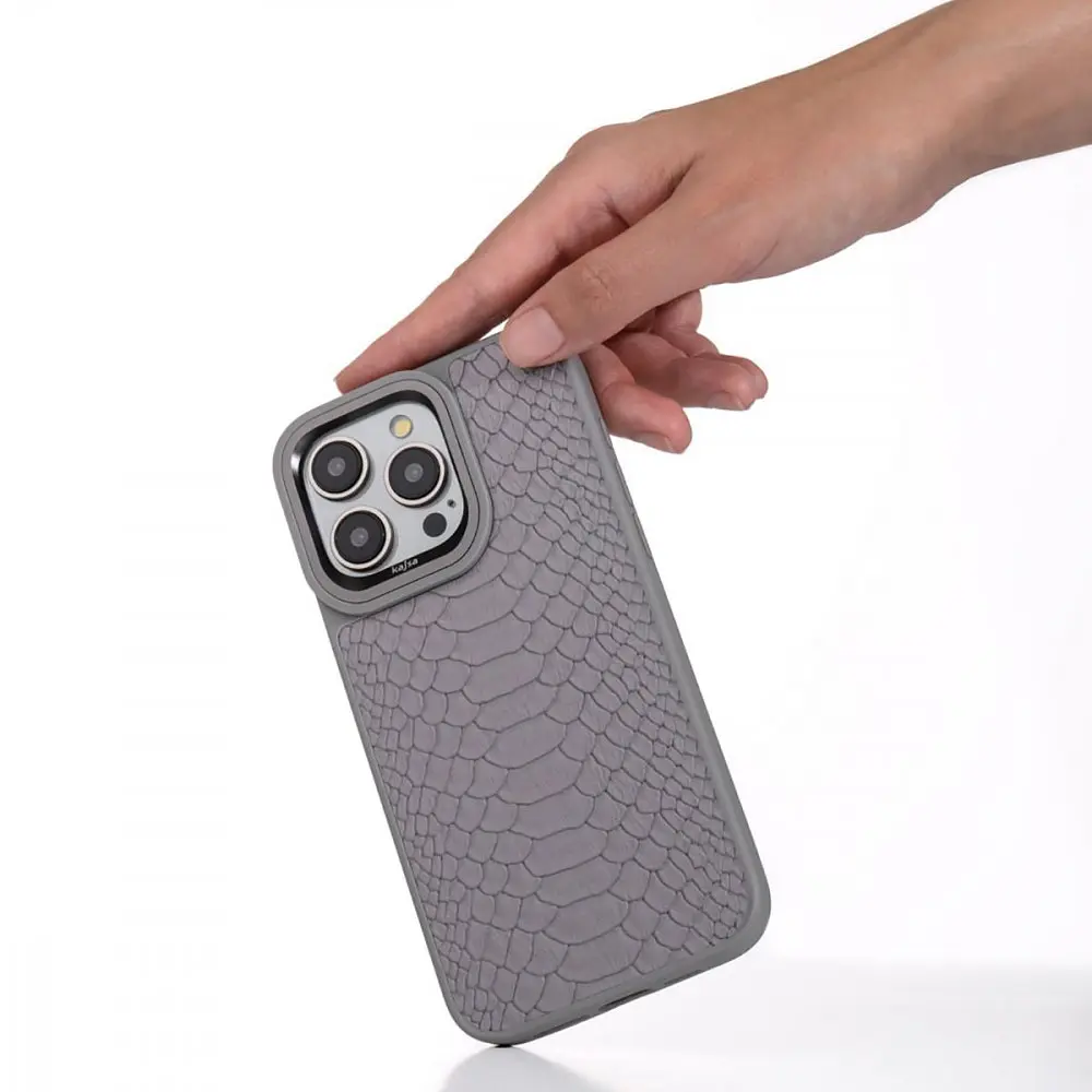 Чохол Kajsa Snake Pattern with Magnetic Ring iPhone 16 Pro - фото 4