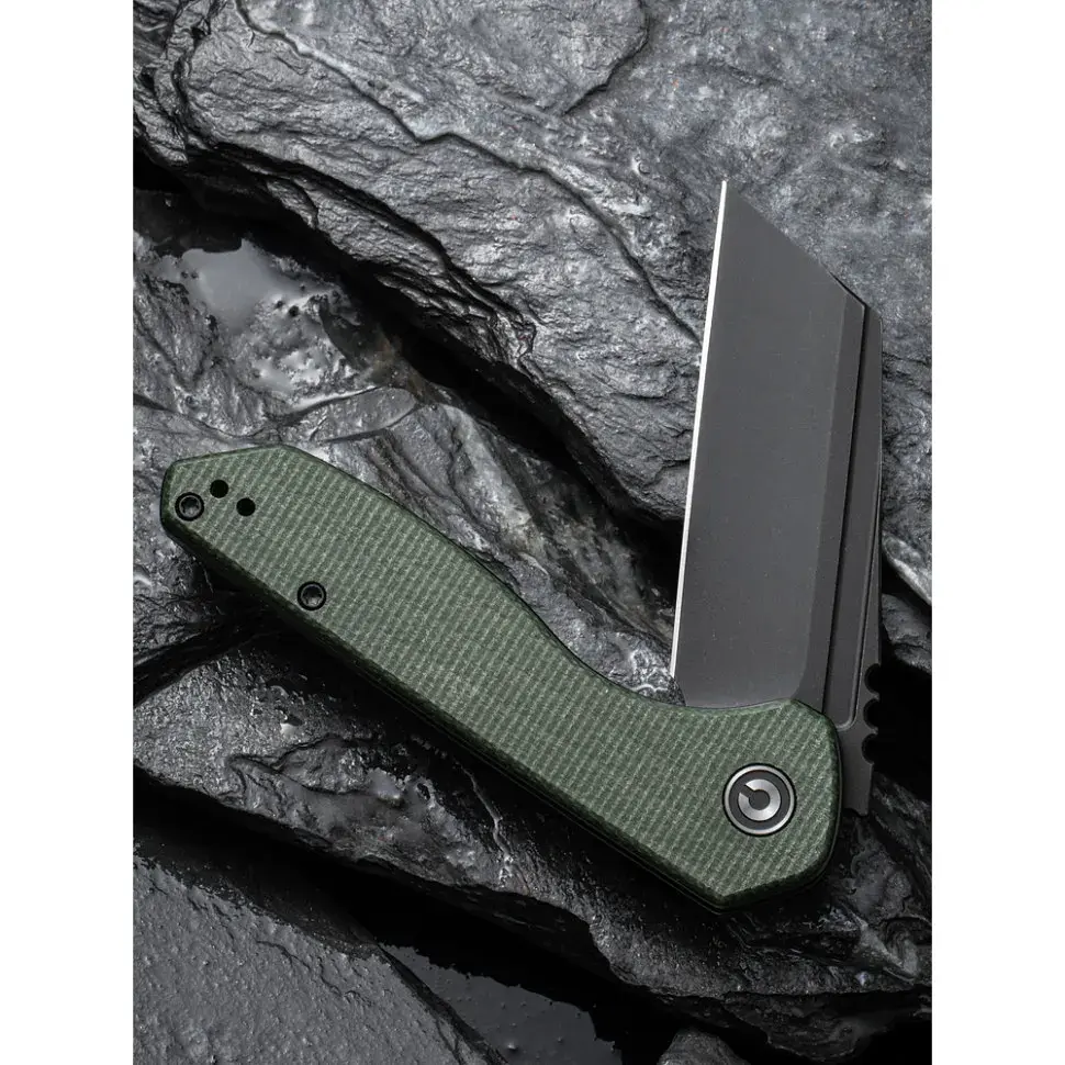 Ніж Civivi ExOne, Green Micarta, Darkwash (C23036-3) - фото 12