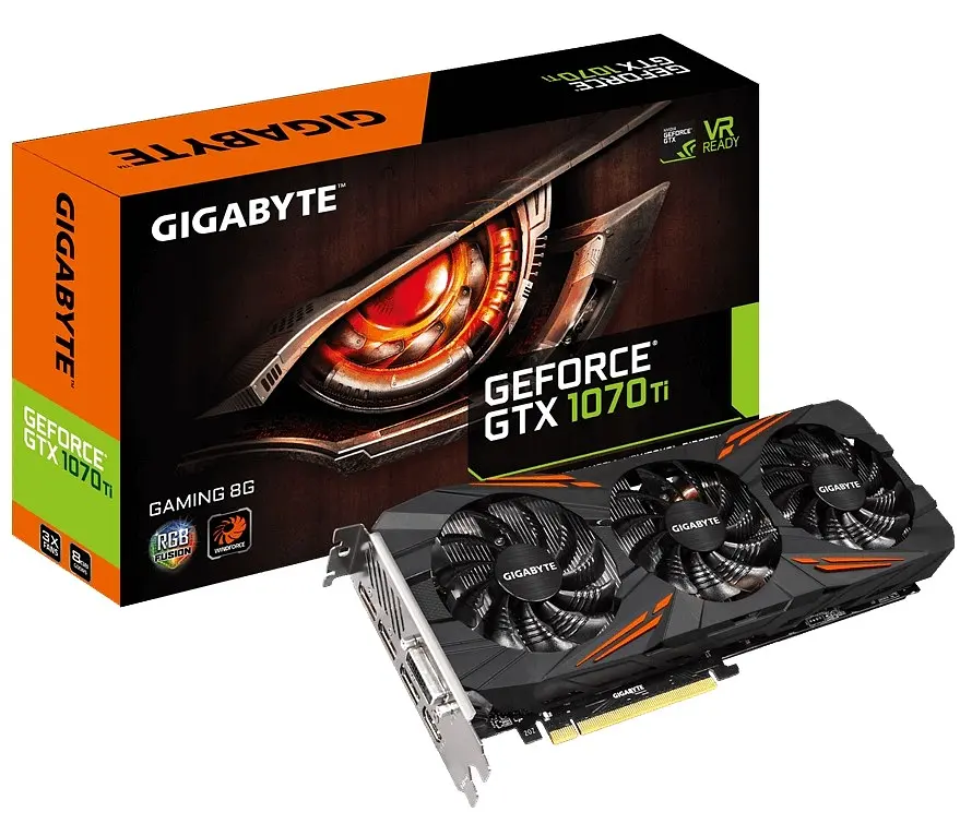 Відеокарта GeForce GTX 1070 Ti 8GB Gigabyte Gaming OC (GV-N107TGAMING OC-8GD) Б/В - фото 2