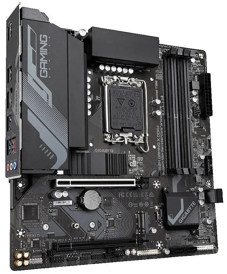 Материнська плата Gigabyte B760M GAMING X DDR4 (B760M GAMING X DDR4) (Socket 1700, Intel B760, Micro-ATX) Б/в - фото 2