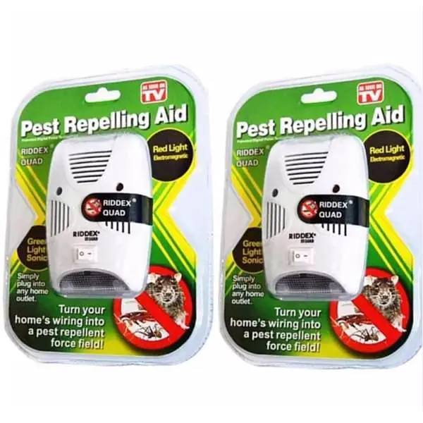 Відлякувач електромагнітний мишей тарганів мух комарів Riddex Quad Pest Repelling Aid - фото 5