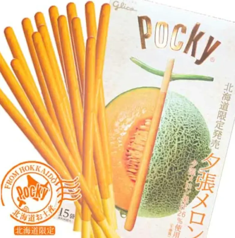 Японські палички Giant Pocky Melon Flavor 13шт 170г - фото 3