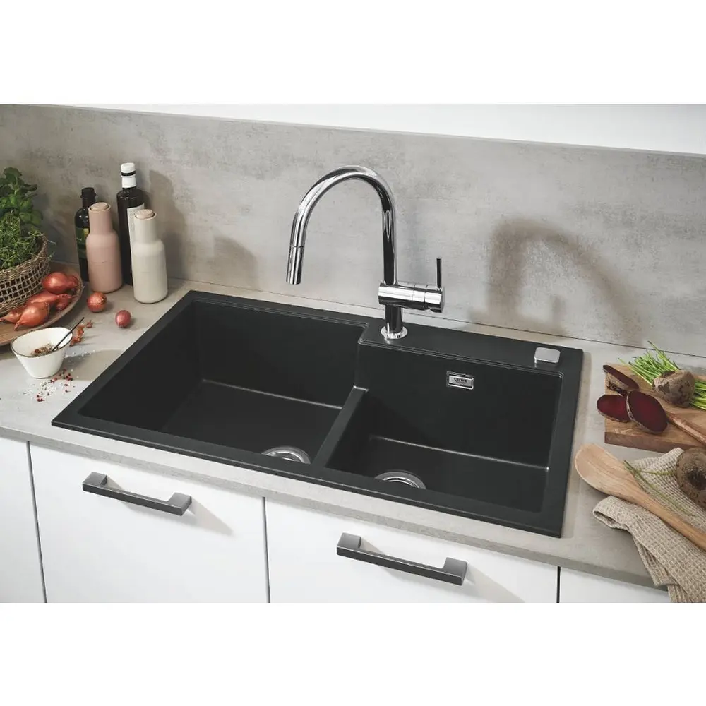 Смеситель для кухни с выдвижным изливом Grohe Minta 32321002 Хром - фото 6