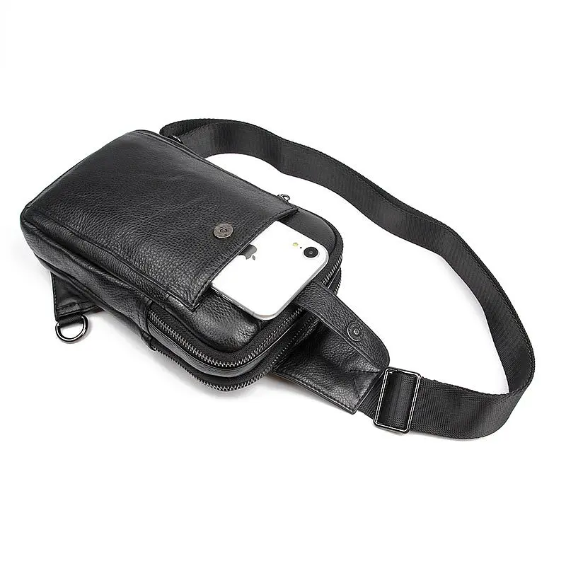Сумка кожаная мужская Vintage 15х25х4 см sum0012330 - фото 3