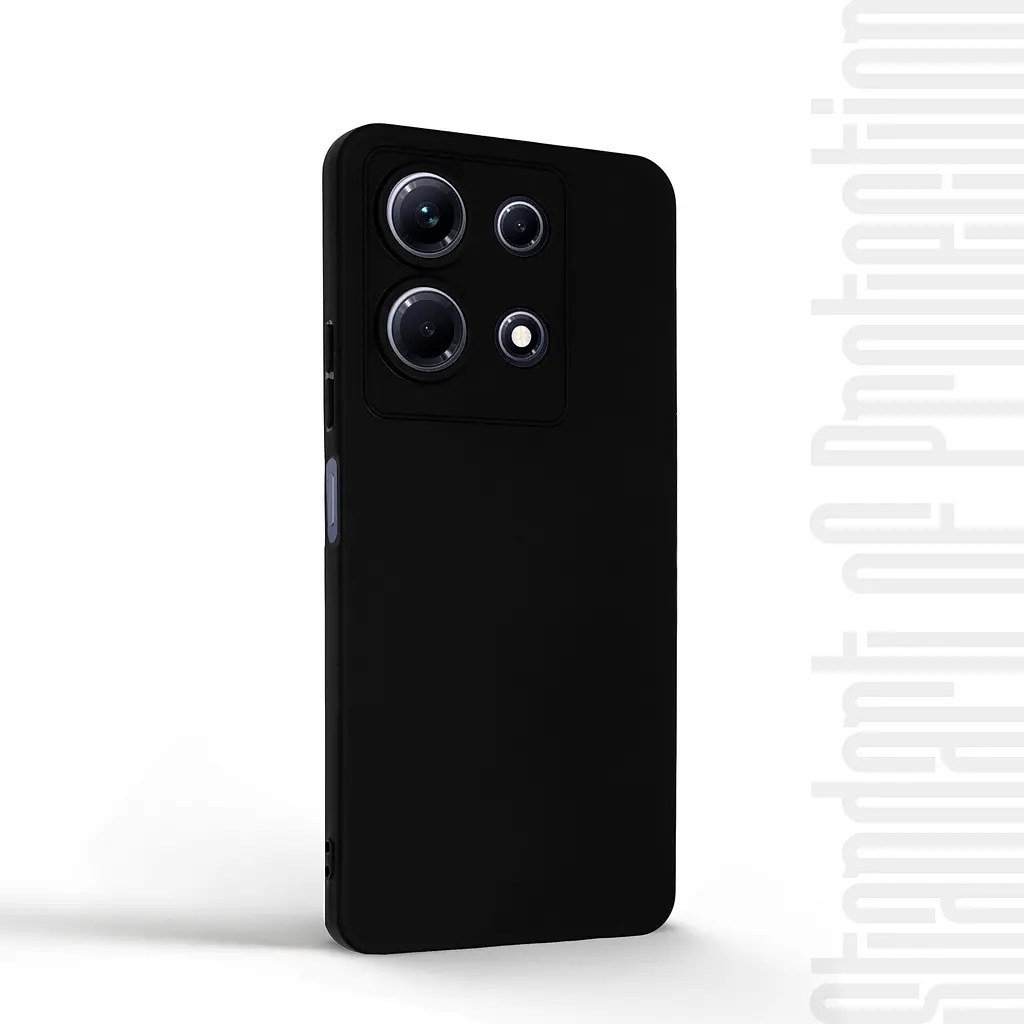 Чехол-накладка для смартфона Infinix Note 30 4G (X6833B) противоударный, силиконовый, термополиуретановый (ТПУ), с защитой камеры и корпуса, черный, защита всего корпуса, ArmorStandart (ARM69014) - фото 2