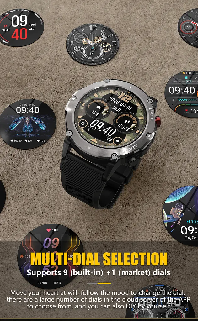 Смарт-часы Lemfo LF26MAX силиконовый ремешок black (16365) - фото 4