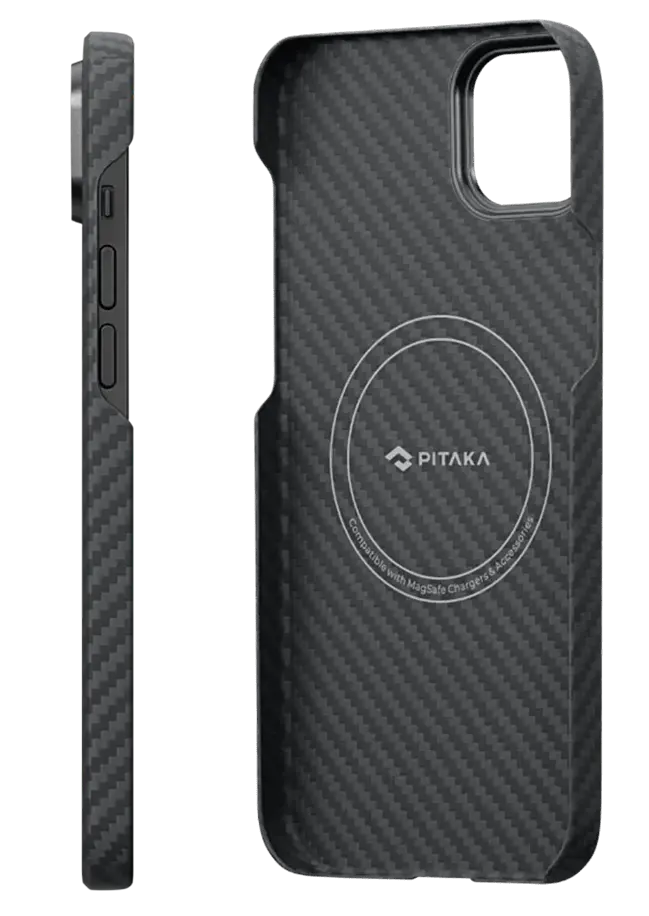 Оригінальний протиударний чохол для iPhone 14 Pitaka MagSafe MagEZ Case 3 Twill (KI1401) 1500D - фото 8