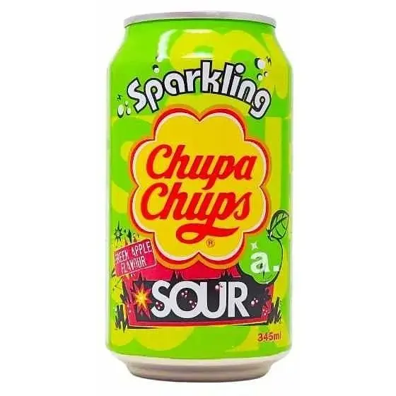 Напій газований Chupa Chups Green Apple 345 мл