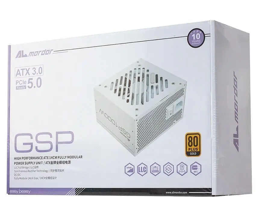 Блок питания ALmordor GSP 1000W White 80+ Gold (ALGSP1000WH) - фото 5