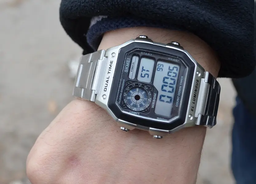 Наручний годинник чоловічий Skmei Ripple Silver 1335S Сріблястий (1540) - фото 5