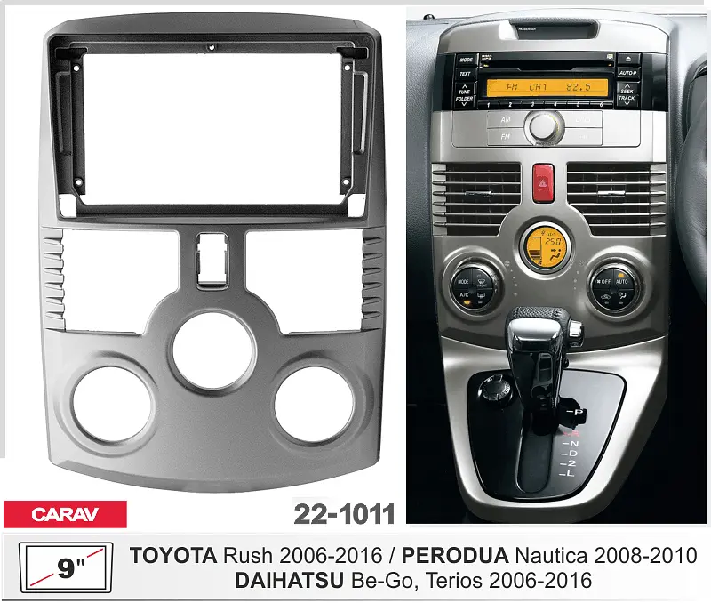 Переходная рамка Daihatsu Terios Carav 22-1011 - фото 4