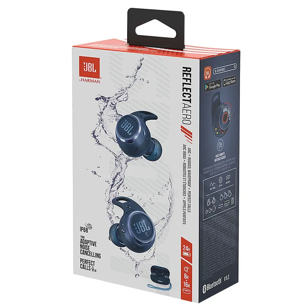 Гарнітура JBL Reflect Aero Blue (JBLREFLECTAEROBLU) - фото 10