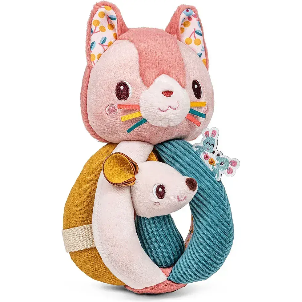 Брязкальце з ручками Lilliputiens Котик Жанетт (83617) - фото 2