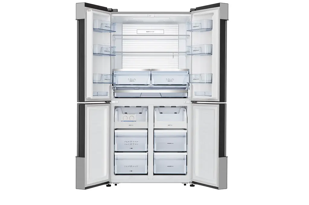 Холодильник иверторный 4 двери Gorenje NRM9181UX (ШxВxГ): 91 x 182 x 74 см 619 л А+ Total NF дисплей нержавеющая сталь (NRM9181UX) - фото 3
