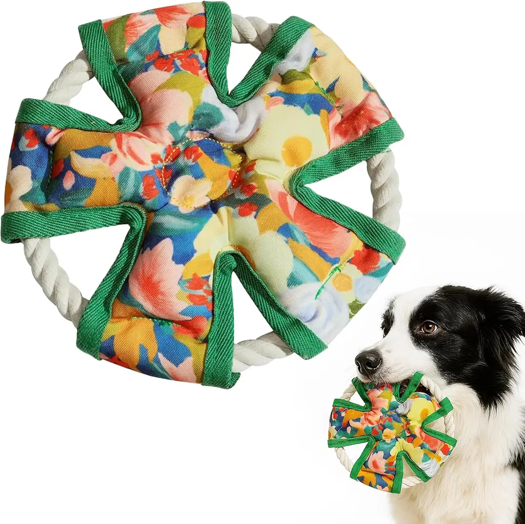 М'яке фрізбі для собак Derby Pet Garden - Cotton Rope Dog Frisbee Toy - фото 3