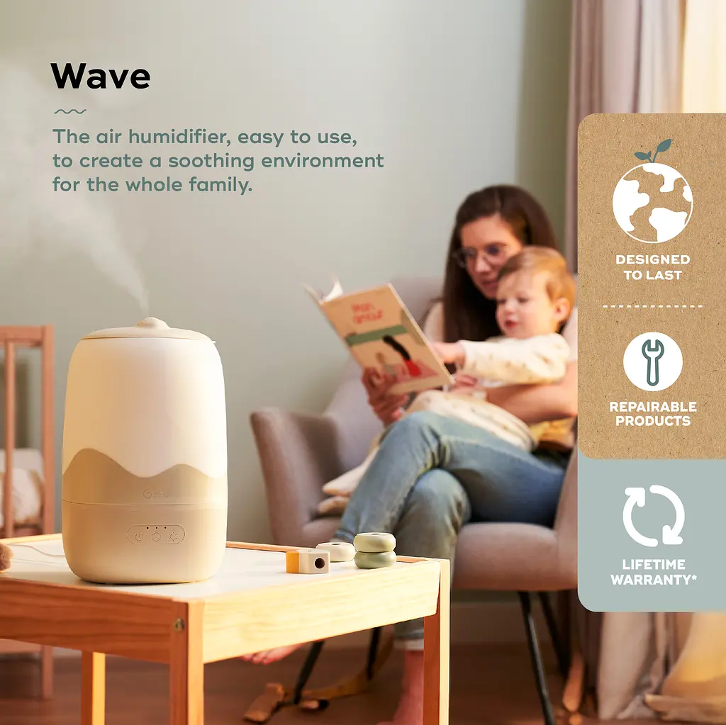 Зволожувач повітря Babymoov Humidifier Wave бежевий (A047015) - фото 7