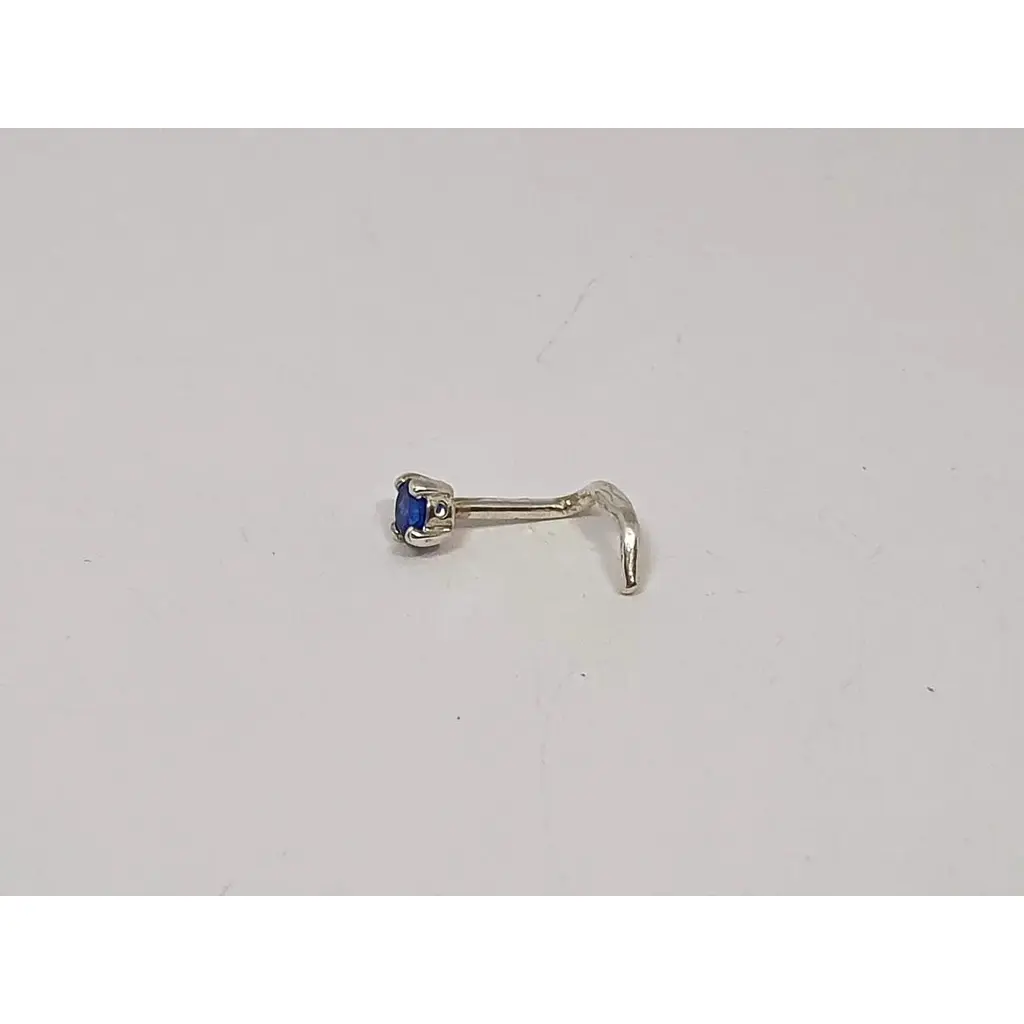 Серебряная серьга-пирсинг в нос Dear. 1017.7С - фото 2