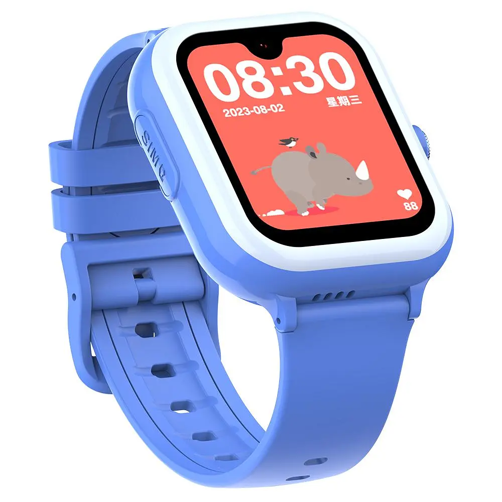 Дитячий смарт годинник Lemfo D89 з GPS трекером, SIM-картою, відеодзвінками, AMOLED дисплеєм, камерою, прослуховуванням, голосовим чатом, Wi-Fi та кнопкою SOS Синій - фото 6