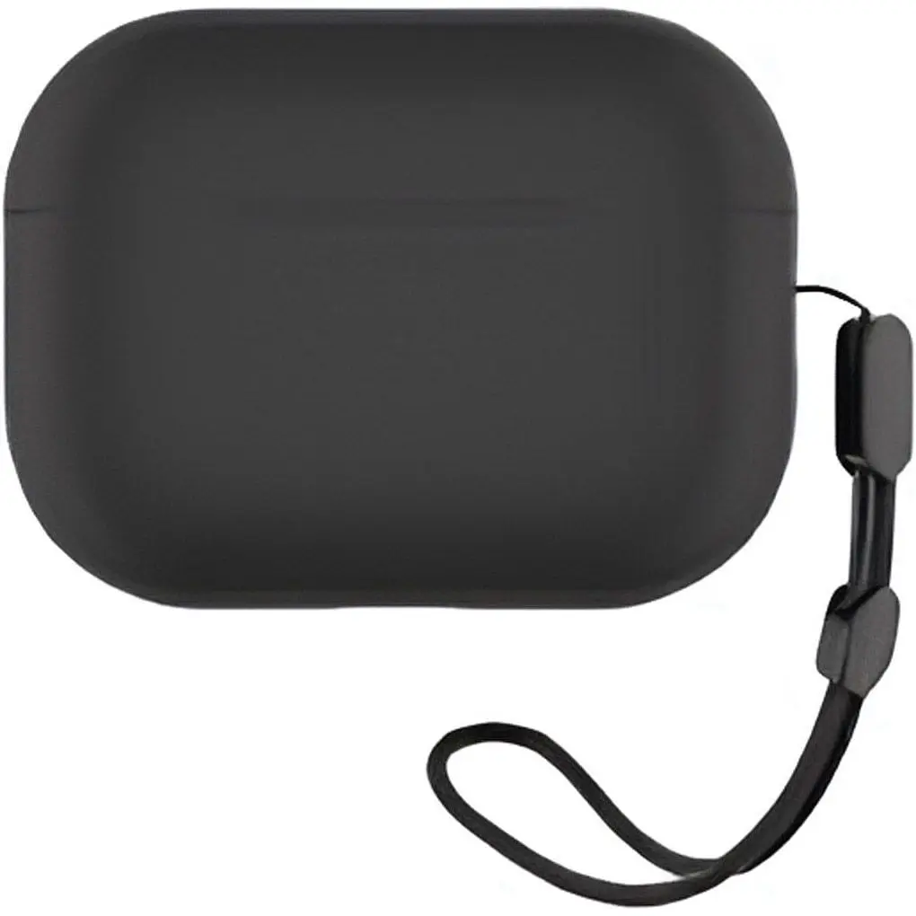 Чохол Blueo Liquid Silicone Case для Apple AirPods Pro 3 Black [151910] - фото 2