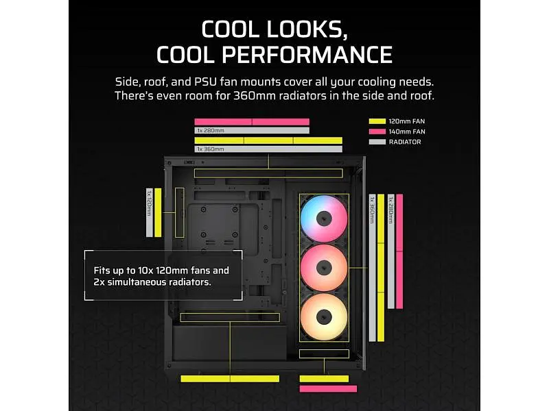 Корпус Corsair 3500X RS-R ARGB Blak (CC-9011322-WW) - фото 7