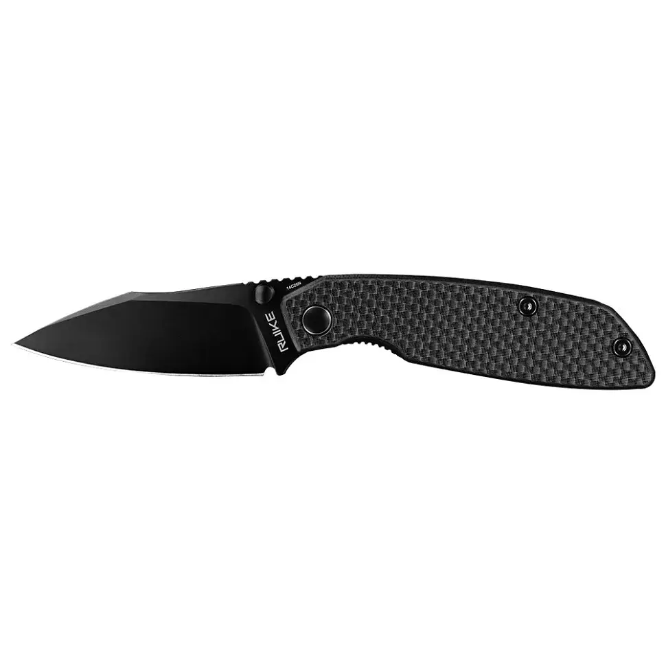 Ніж складаний туристичний Ruike P746-CB2, (8 см) 14C28N / G10 чорний - фото 2