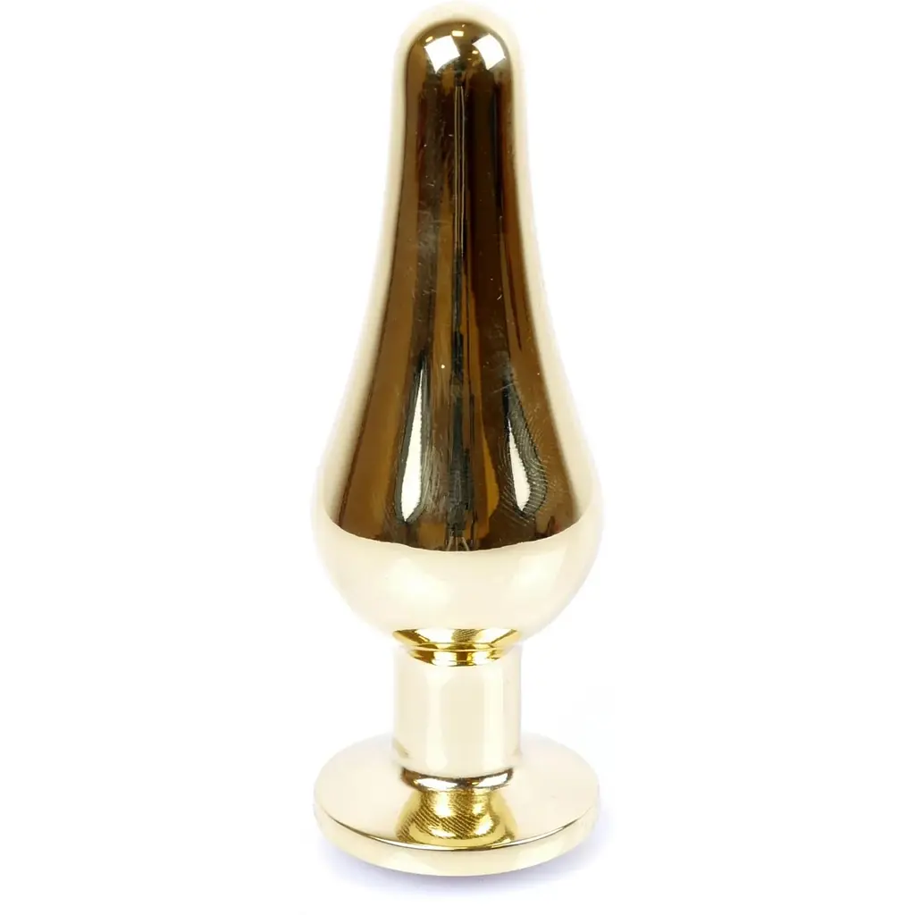 Анальна пробка Boss Of Toys Boss Series - Jewellery Gold Butt Plug Green, BS6400069, Золотий / Зелений - фото 7
