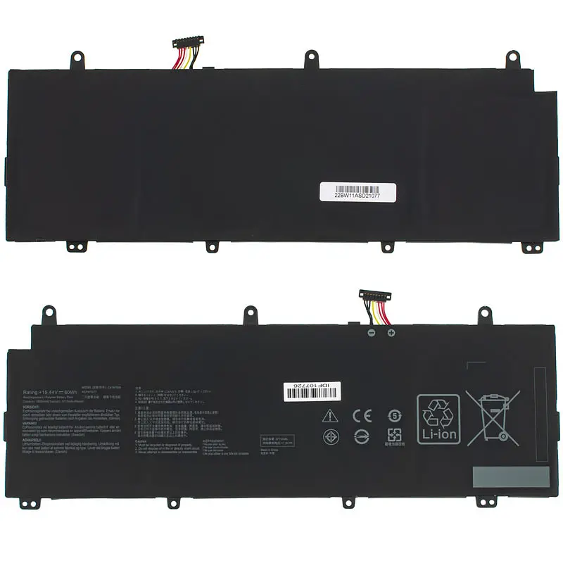 Адаптер для ноутбука Asus C41N1828 (Zephyrus: GX531GX GX531GXR GX531GW) 15.44V 3890mAh 60Wh Черный - фото 2