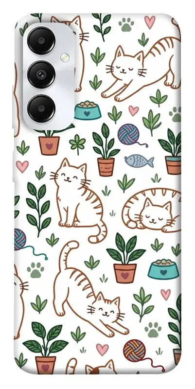 TPU чохол Demsky Cats pattern для Samsung Galaxy A05s