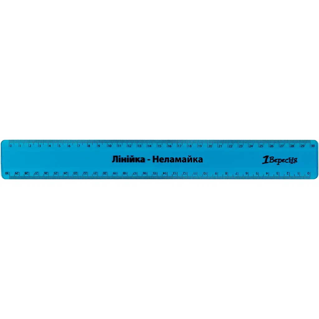 Лінійка 1 Вересня 20 см Неломайка кольорова (370533) - фото 2