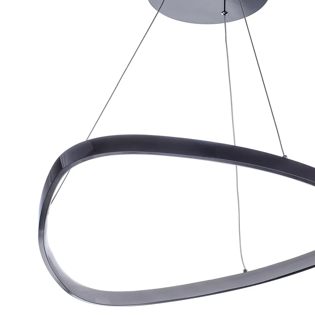 Світильник стельовий Brille підвісний з пультом BL-571C/40W dim BK LED - фото 3