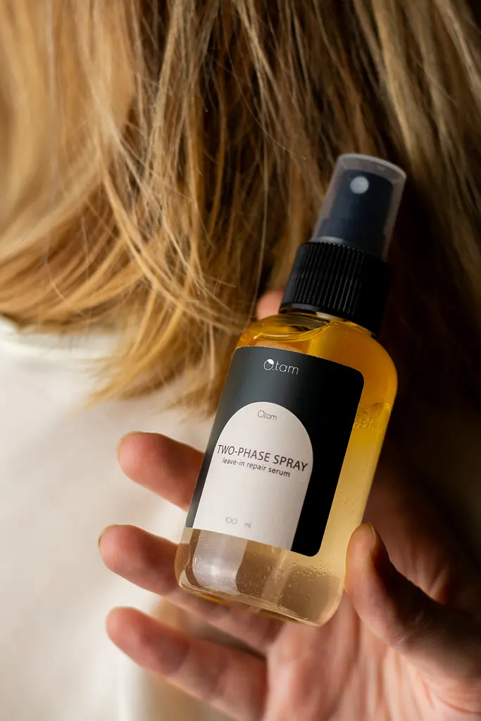 Двофазна олія O.tam для відновлення волосся 100 мл - фото 2