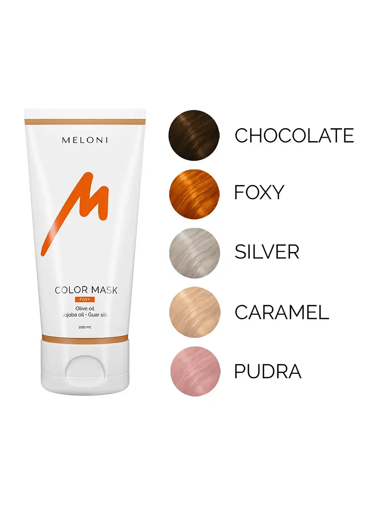 Тонуюча маска для волосся Рудий Color Mask Foxy Meloni 200 мл - фото 3