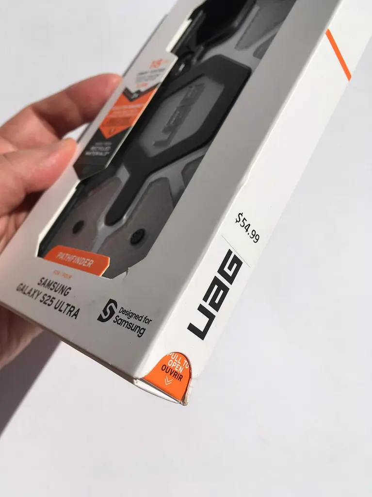 Оригінальний протиударний чохол для Samsung Galaxy S25 Ultra UAG Pathfinder MagSafe (S938) Clear Ice 214483114333 - фото 3